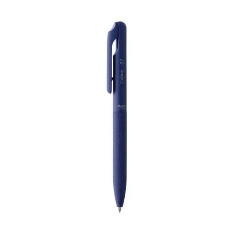 まとめ買い ぺんてる 単色ボールペン Calme 0.7mm 青 BXA107C-C 10本 【×10セット】 【同梱不可】【代引不可】[▲][TP]