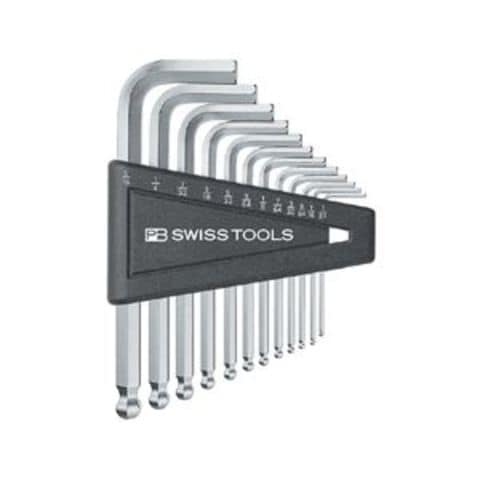 PB SWISS TOOLS 212ZH-12 ボール付六角棒レンチセット（パックナシ）【同梱不可】【代引不可】[▲][TP]