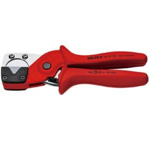 KNIPEX クニペックス パイプカッター 多層菅・空圧式ホース用 9010-185SB 【同梱不可】【代引不可】[▲][TP]