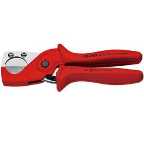 KNIPEX クニペックス パイプカッター プラスチック複合菅用 9025-185SB 【同梱不可】【代引不可】[▲][TP]