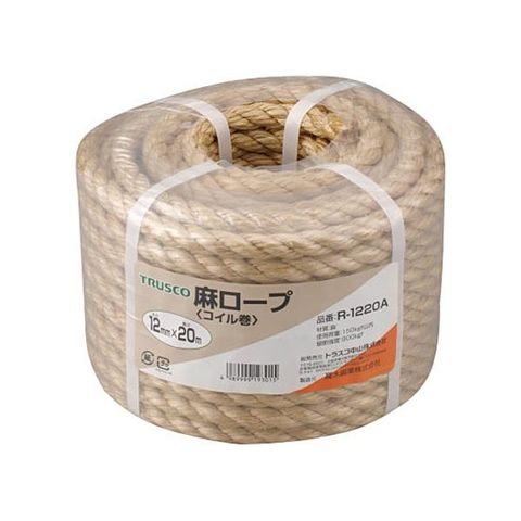 若者の大愛商品 TRUSCO 【×5セット】- コイル巻 PVロープ 綿ロープ