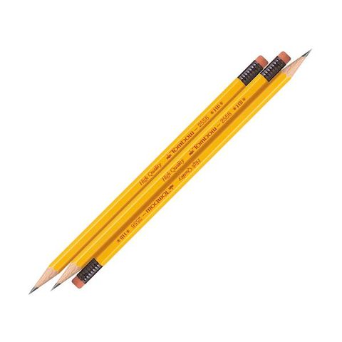 業務用50セット) トンボ鉛筆 ゴム付鉛筆 2558-HB HB-