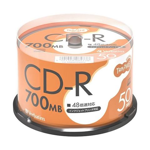 dショッピング |まとめ買い TANOSEE バーベイタム データ用CD-R 700MB