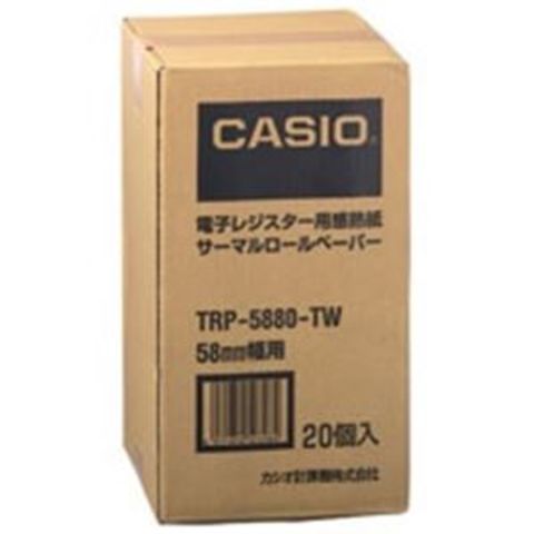 業務用5セット カシオ計算機(CASIO) レジ用サーマルロール TRP-5880-TW