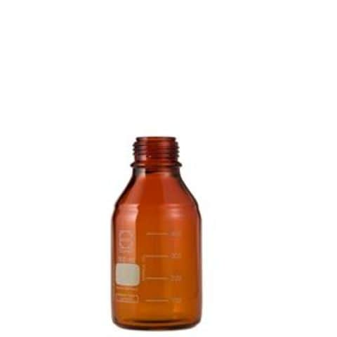 ねじ口びん（メジュームびん） 茶褐色 びんのみ 500mL 【017210-5004A