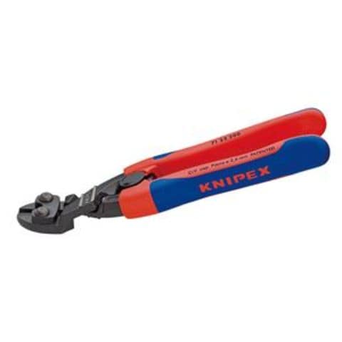 クニペックス/KNIPEX 200mm ミニクリッパー(強力型/20°ベント) 7141200