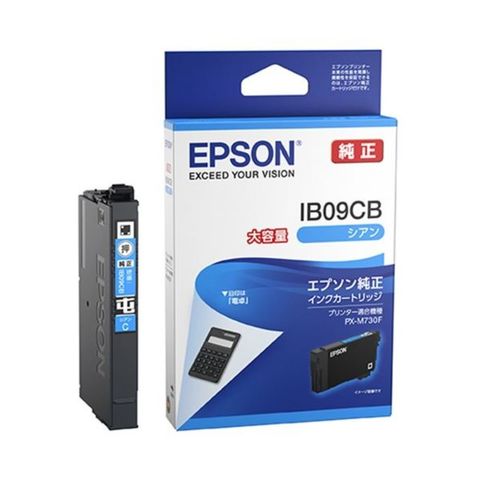 純正品 EPSON インクカートリッジ シアン 大容量 IB09CB 【同梱不可】【代引不可】[▲][TP]