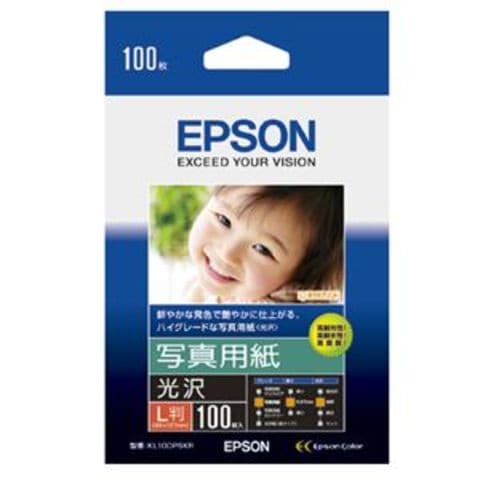 業務用 まとめ買い エプソン EPSON 写真用紙＜光沢＞ L判 KL100PSKR 1