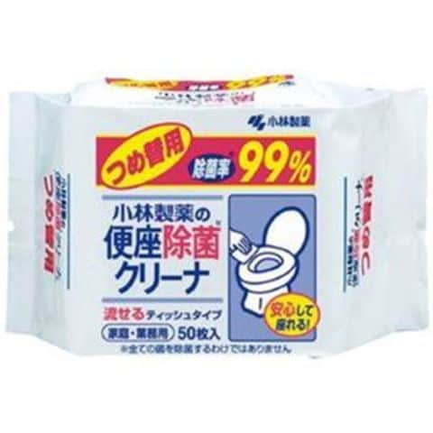 まとめ買い 小林製薬 便座除菌クリーナーティッシュ 詰替用【×30セット 業務用】 【同梱不可】【代引不可】[▲][TP]