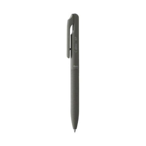 まとめ) ぺんてる 単色ボールペン Calme 0.7mm 青 BXA107C-C 10本