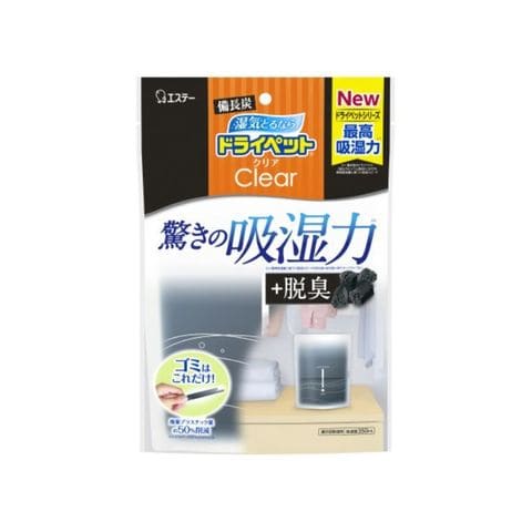 エステー 備長炭ドライペット クリア12個 【同梱不可】【代引不可