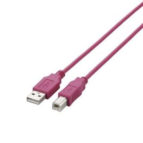 業務用 まとめ買い エレコム USB2.0ケーブル U2C-BN20PN【×5セット