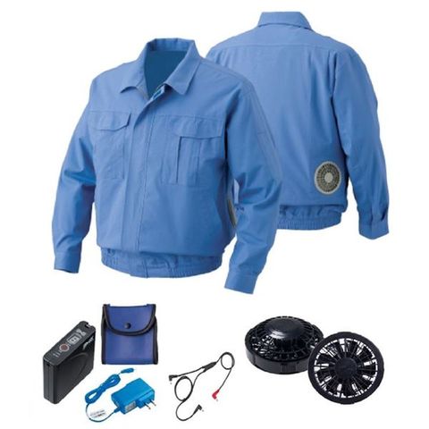 KU91720 空調服 R ポリエステル製 半袖 FAN2200BR・RD9261・LISUPER1