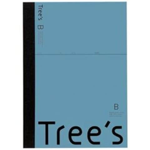 まとめ買い キョクトウ・アソシエイツ Trees B5 B罫 50枚 ブルーグレー【×100セット 業務用】ノート  【同梱不可】【代引不可】[▲][TP]