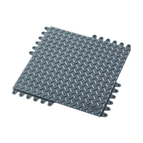 CHECKERS NOTRAXモジュラー式 マット ディーフレックス 耐油タイプ 約450×450mm ブラック 572S1818BL 1枚  【代引不可】【同梱不可】[▲][TP]