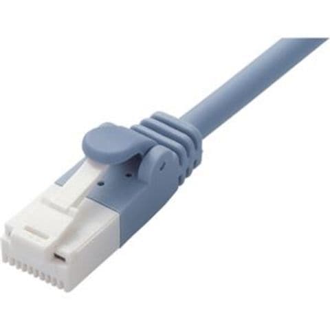 業務用 まとめ買い エレコムツメ折れ防止やわらかLANケーブル Cat6A準拠 ブルー 1m LD-GPAYT/BU10 1本 【×10セット】  パソコン 周辺機器 ケーブル【同梱不可】【代引不可】[▲][TP]