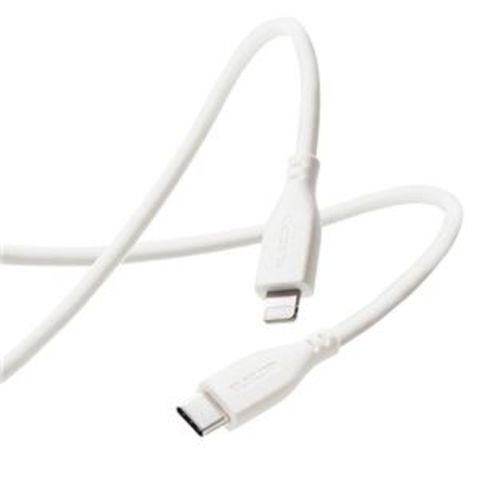 【5個セット】 エレコム なめらかUSB-C to Lightning ライトニング ケーブル 1m ホワイト MPA-CLSS10WHX5  【同梱不可】【代引不可】[▲][TP]