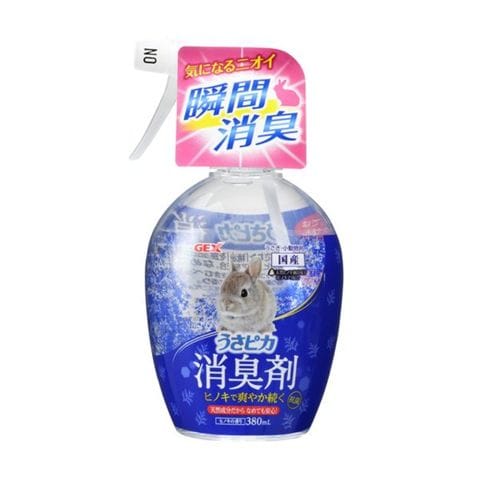 まとめ買い うさピカ 消臭剤 ヒノキの香り 380ml【×3セット】 (小動物