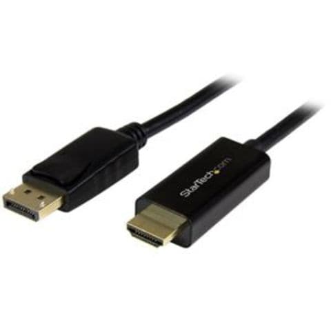 業務用 まとめ買い StarTech.com DisplayPort-HDMI変換アダプタケーブル 4K対応 3m オス/オス ブラック  DP2HDMM3MB 1本 【×3セット】 パソコン 周辺機器 ケーブル【同梱不可】【代引不可】[▲][TP]