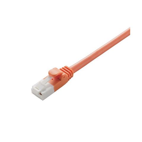 まとめ買い【5個セット】エレコム EU RoHS指令準拠 CAT5E対応 爪折れ防止 LANケーブル 5m/簡易パッケージ仕様(オレンジ)  LD-CTT/DR5/RSX5 【同梱不可】【代引不可】[▲][TP]