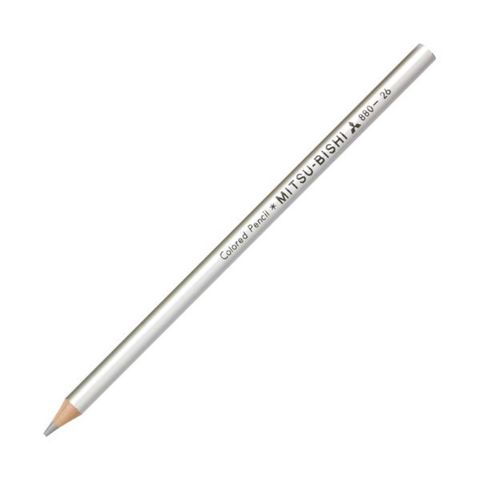 まとめ買い 三菱鉛筆 色鉛筆880級 銀色K880.26 1ダース（12本） 【×3