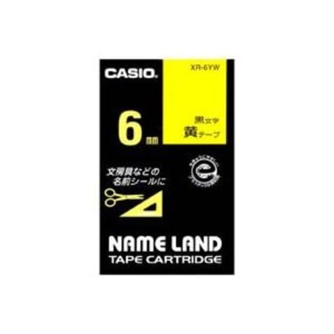 業務用5セット CASIO カシオ ネームランド用ラベルテープ 【幅：6mm