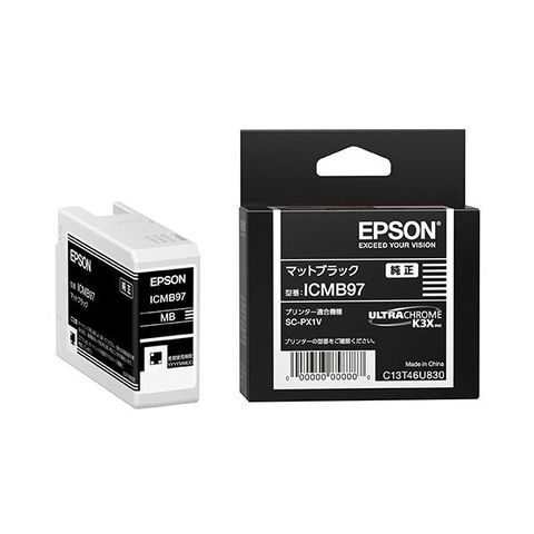 純正品】 EPSON(エプソン) ICMB97 インクカートリッジ マットブラック