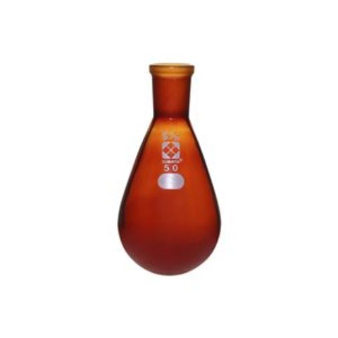 共通摺合なす形フラスコ 茶褐色 50mL 【005270-1550】 研究 実験用品【同梱不可】【代引不可】[▲][TP]