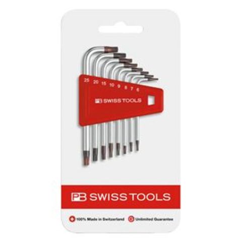 PB SWISS TOOLS 410H6-25CN L型ヘクスローブレンチセット（8本組）【同梱不可】【代引不可】[▲][TP]