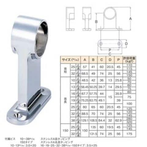 dショッピング |F型ブラケット 通 25mm [20個入]【0901-01425】 【同梱