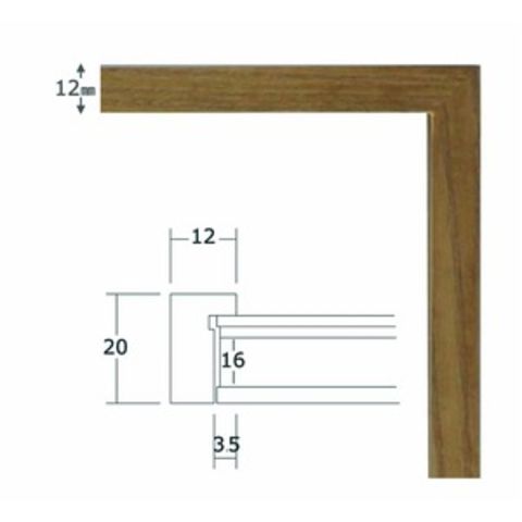 【角額】細い木製正方形額・壁掛けひも・紫外線から作品を守るUVカットアクリル付き　■9102 350角(350×350mm)「茶」  【同梱不可】【代引不可】[▲][TP]