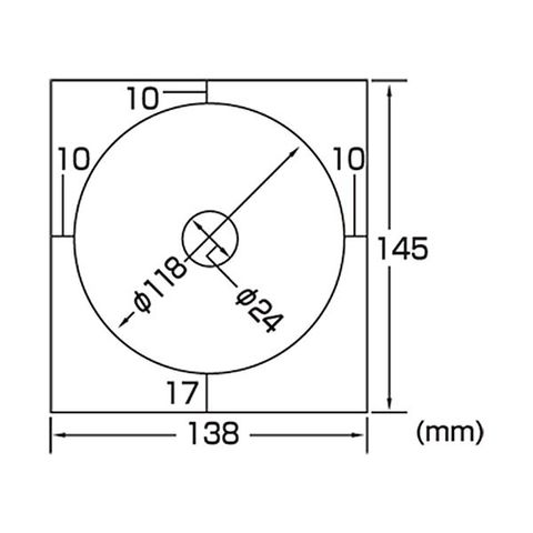 まとめ買い サンワサプライインクジェットDVD/CDラベル 内径24mm