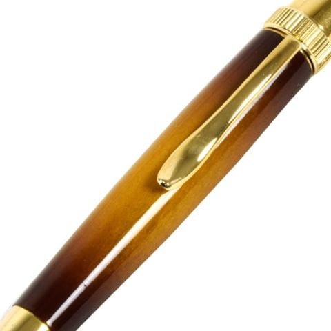 サンバースト ボールペン/文房具 【桜 チェリーウッド パーカータイプ】 芯：0.7mm 日本製 文具 『Air Brush Wood  Pen』【同梱不可】【代引不可】[▲][TP]