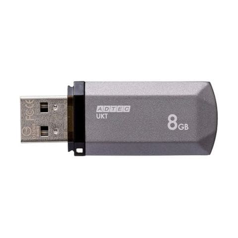 まとめ買いアドテック USB2.0キャップ式フラッシュメモリ 8GB ミッドナイトシルバー AD-UKTMS8G-U2R 1個【×3セット】  【同梱不可】【代引不可】[▲][TP]