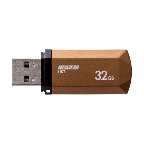 まとめ買いアドテック USB2.0キャップ式フラッシュメモリ 32GB シャンパンゴールド AD-UKTSG32G-U2R 1個【×3セット】  【同梱不可】【代引不可】[▲][TP]