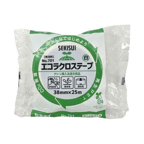 まとめ買い 業務用 積水化学 エコラクロステープNo.701 38mm×25m 白 N701W12 1セット(36巻)【×3セット】  【同梱不可】【代引不可】[▲][TP]