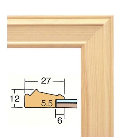 桧額縁 木製額 ■OA額ヒノキフレーム B4サイズ(364×257mm) 【同梱不可】【代引不可】[▲][TP]