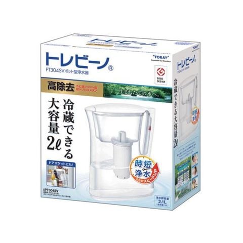 東レ トレビーノ ポット型浄水器2.1L PT304SV 1個 キッチン用品 【同梱