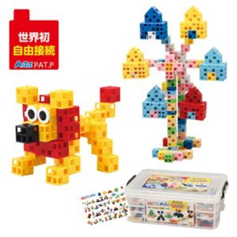 Artecブロック/カラーブロック 【ドリームセット DX】 1154pcs プラケース入り ABS製 【同梱不可】【代引不可】[▲][TP]