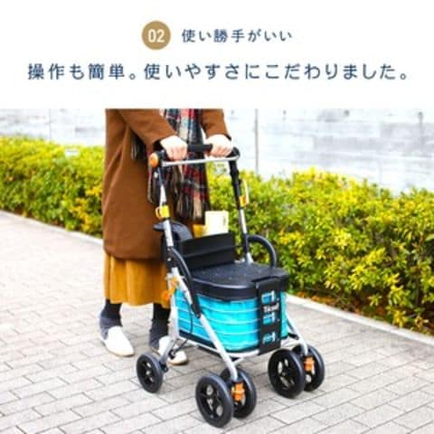 シルバーカー/手押し車 【スタンダードタイプ】 カバー付き 幸和製作所