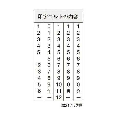 まとめ買い シヤチハタ 回転ゴム印 エルゴグリップ 欧文トビ日付 4号 明朝体 NFB-4M 1個 【×5セット】  【同梱不可】【代引不可】[▲][TP]