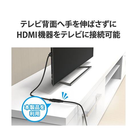 【3個セット】 エレコム HDMI延長ケーブル 1.5m DH-HDEX15BKX3 【同梱不可】【代引不可】[▲][TP]