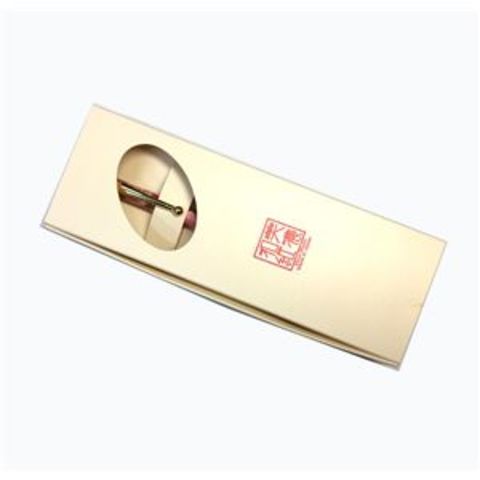 日本製 ハンドメイド ボールペン/文房具 【梅と青海波 赤色】 美濃和紙