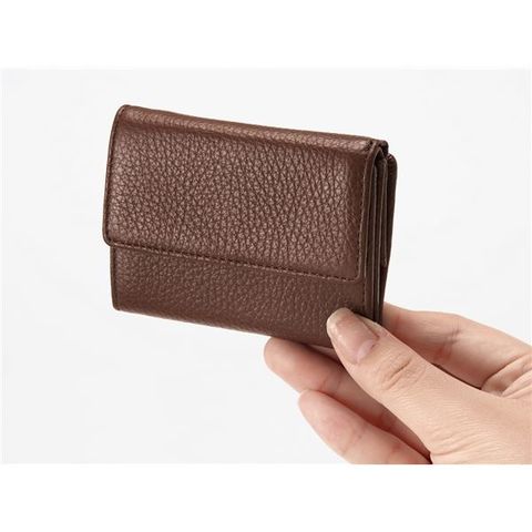 FRUH（フリュー） イタリアンレザー 3つ折り財布 コンパクトウォレット