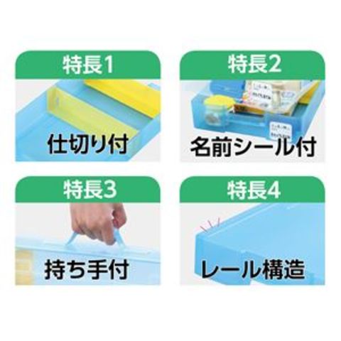 まとめ買い 業務用 A4おどうぐばこクリアイエロー【×5セット】 オフィス用品【同梱不可】【代引不可】[▲][TP]