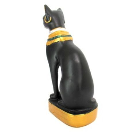 古代エジプトのバステト神】【Mサイズ】猫型の女神 立像 猫神 彫像 