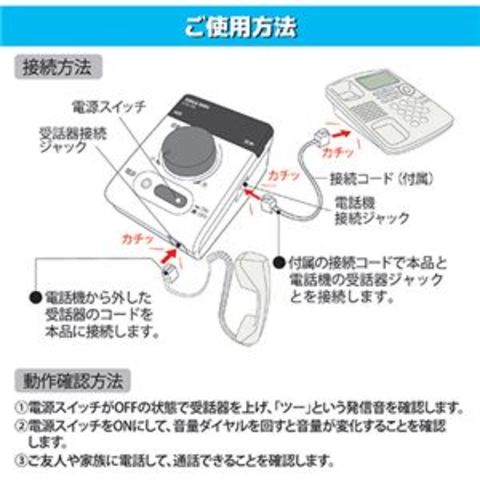 【まとめ買い】 旭電機化成 電話の拡声器III 812034 【×2セット】【同梱不可】【代引不可】[▲][TP]