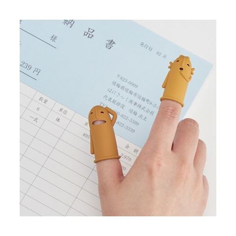 まとめ買い ライオン事務器 はにわ型指サックはにさっく 大・小 HA-204 1パック(2個) 【×20セット】 【代引不可】【同梱不可】[▲][TP]