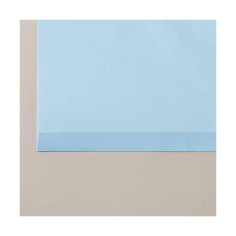 ハート 紙製クリアファイル A4ブルー(片全面半透明) XW0102 1箱(30枚) 【同梱不可】【代引不可】[▲][TP]