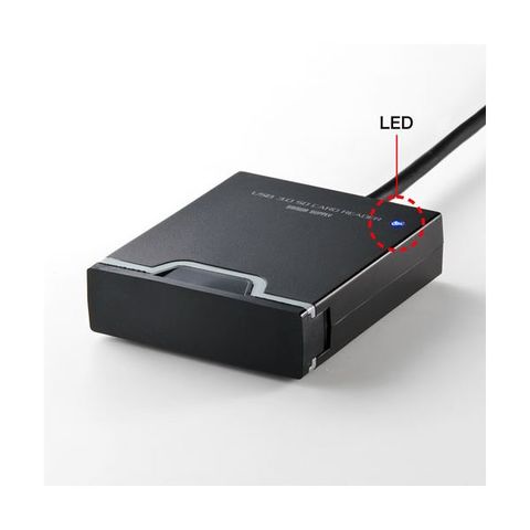 【5個セット】 サンワサプライ USB3.2 Gen1 SDカードリーダー ADR-3SDUBKNX5 【同梱不可】【代引不可】[▲][TP]